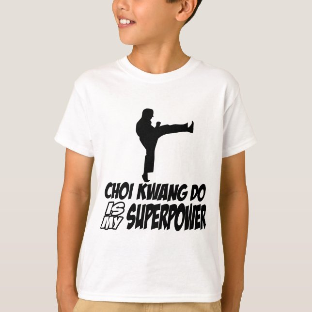 Camiseta O kwang de Choi faz o design das artes marciais (Frente)