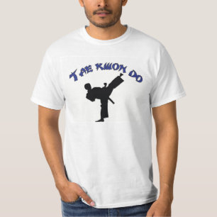 Camiseta o kwon dos tae faz o design da arte marcial das