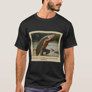 Camiseta O Laço do Homem e Pirarucu - O Gigante da Amazônia