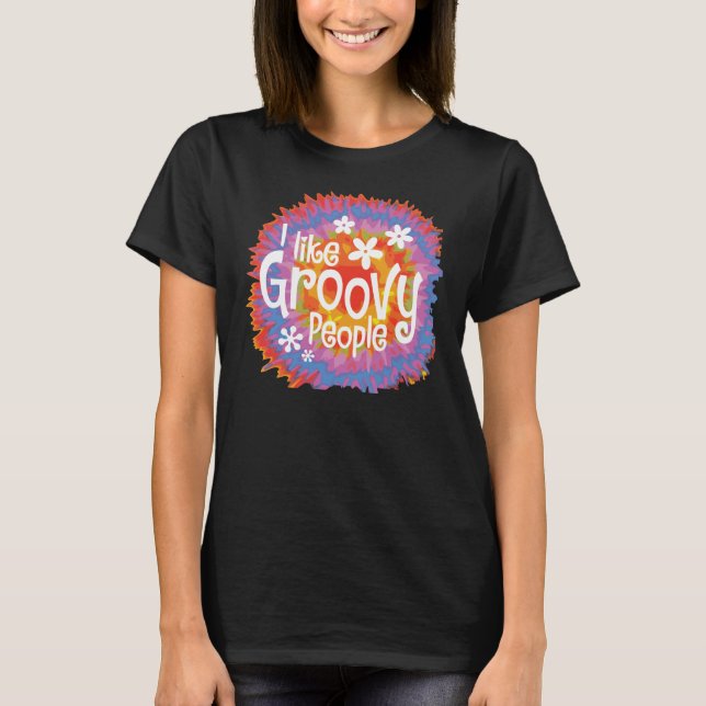 Camiseta O laço Groovy morre preto (Frente)