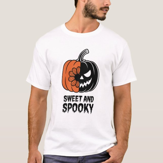 Camiseta O lado doce e assustador (Frente)