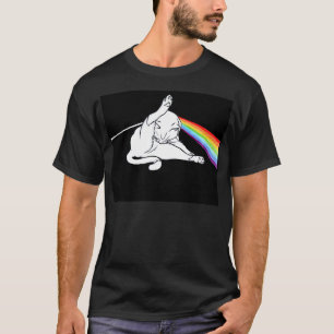 Camiseta o lado escuro do gato