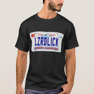 Camiseta O lagarto lambe - a placa do NC