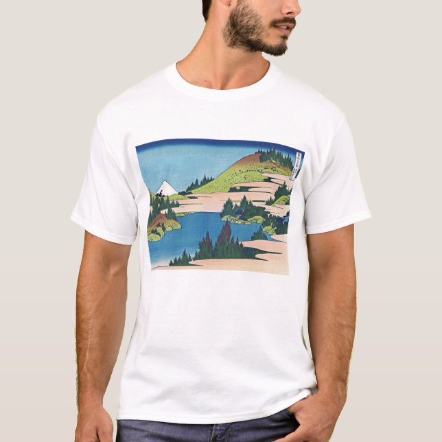 Camiseta O lago de Hakone em Sagami (Frente)