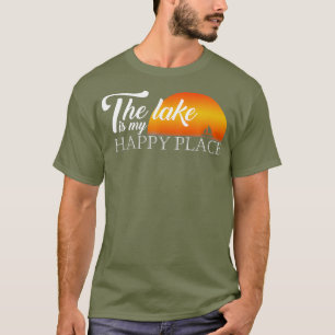 Camiseta O Lago É Meu Lugar Feliz Rafando
