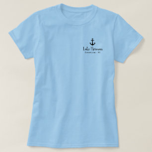 Camiseta O lago é o meu nome de lago personalizado do Happ