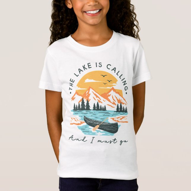 Camiseta O Lago Está Ligando E Eu Preciso Ir (Frente)
