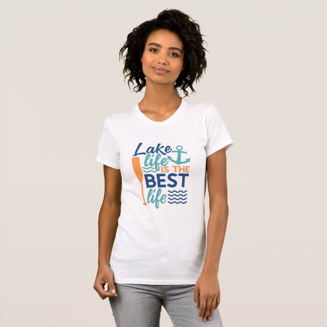 Camiseta O Lago Life É A Melhor Vida (Frente Completa)