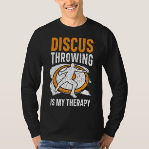 Camiseta O Lançamento De Disco É O Meu Rastreio De Terapia