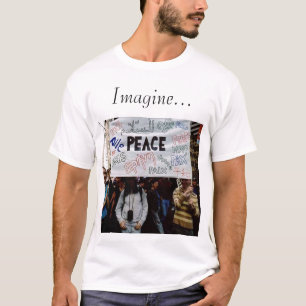 Camiseta o languagespeace, imagina…