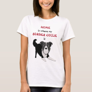 Camiseta O Lar é onde fica o Fronteira Collie
