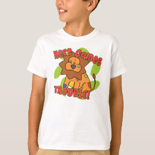 Camiseta O leão aqui vem TShirt do problema