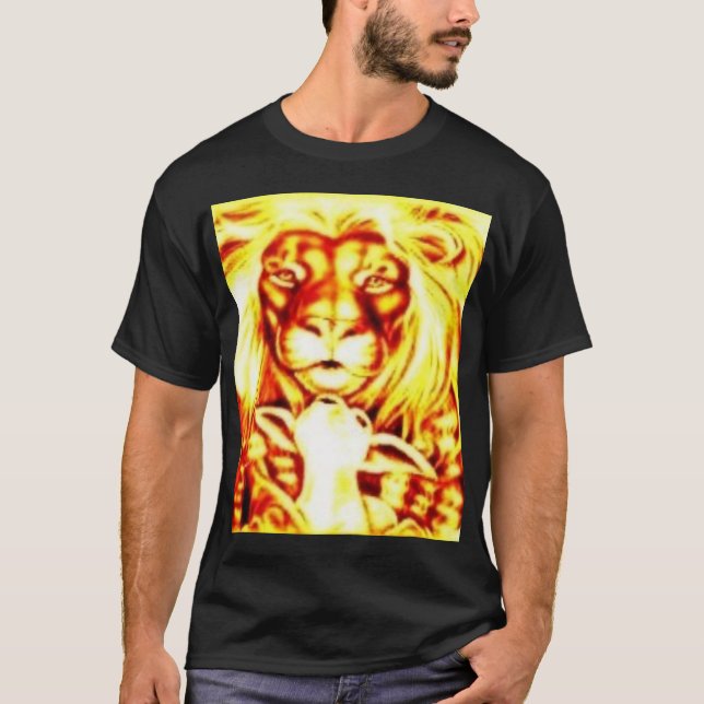 Camiseta O leão e o cordeiro (Frente)