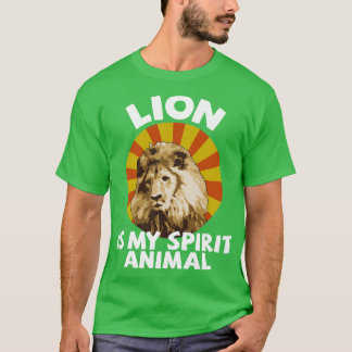 Camiseta O Leão É O Meu Animal Espirituoso