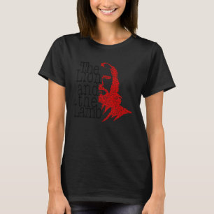 Camiseta O leão e os Roupa de Jesus cristão de borrego