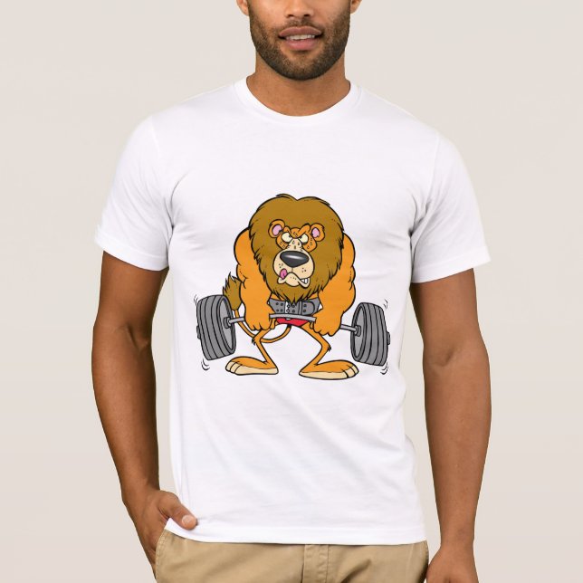Camiseta O leão Lifing torna mais pesado o t-shirt dos (Frente)