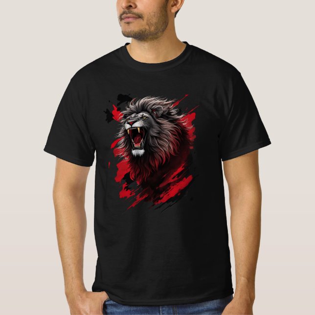 Camiseta O leão negro! (Frente)