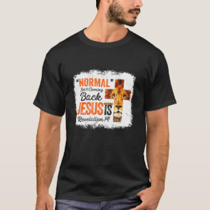 Camiseta O Leão Normal não volta Jesus é cristão B