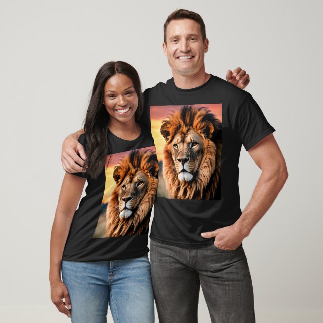 Camiseta O Leão-Rei Da Selva. (Unissex)