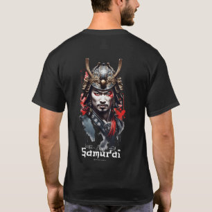 Camiseta O legendário Samurai - Camisa-T básica de uso masc