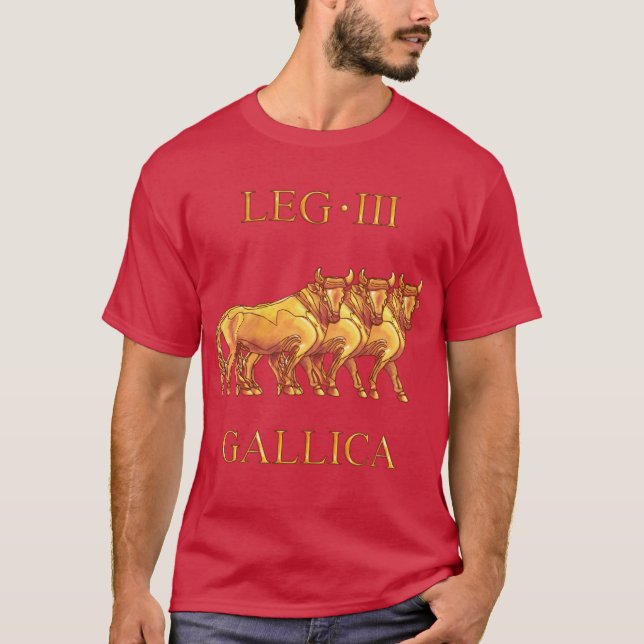 Camiseta ó Legião romana III Gallica (Frente)