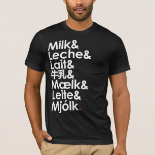 Camiseta O Leite É Nossa Língua De Amor