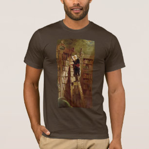 Camiseta O leitor ávido, por Spitzweg, Carl