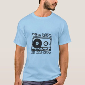 Camiseta O leitor de mp3 dos anos 80