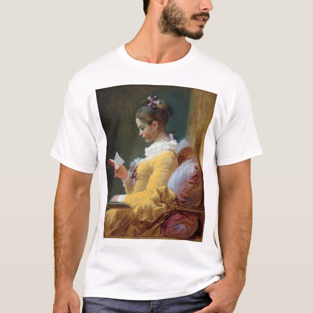 Camiseta O Leitor, Fragonard (Frente)