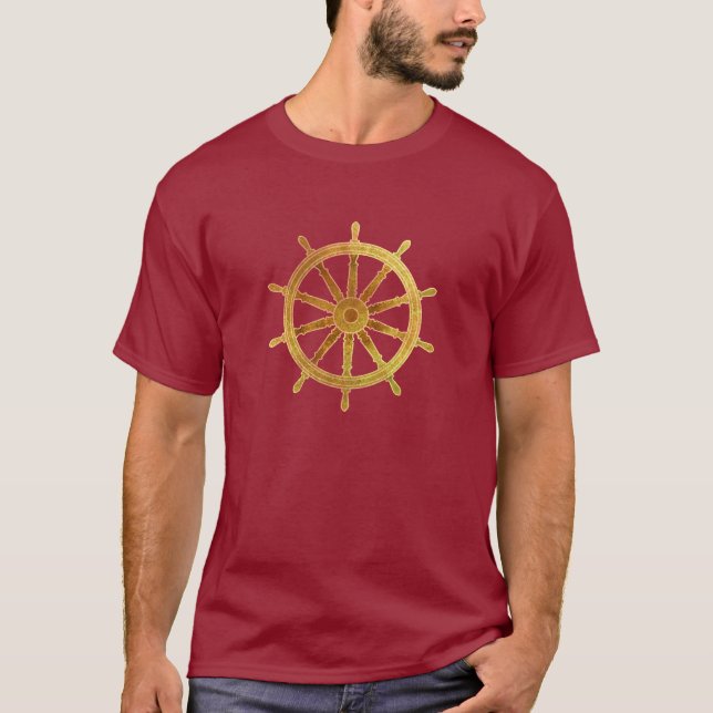 Camiseta O leme do navio (Frente)