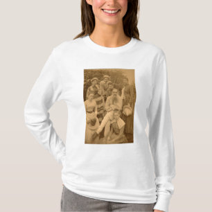 Camiseta O Léon Tolstói autor com sua família