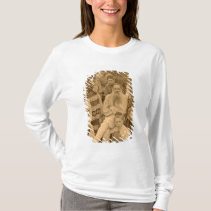 Camiseta O Léon Tolstói autor com sua família