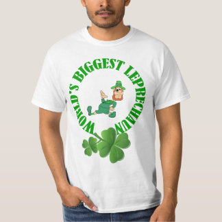 Camiseta O leprechaun o mais grande da palavra