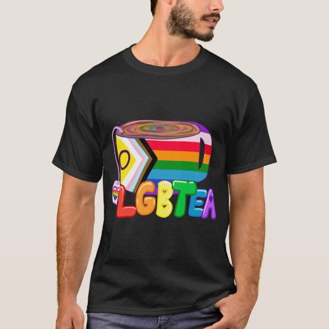 Camiseta O LGBTea vintage (Frente)
