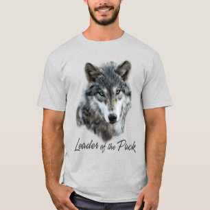 Camiseta O Líder do Pacote de Wolf Lover