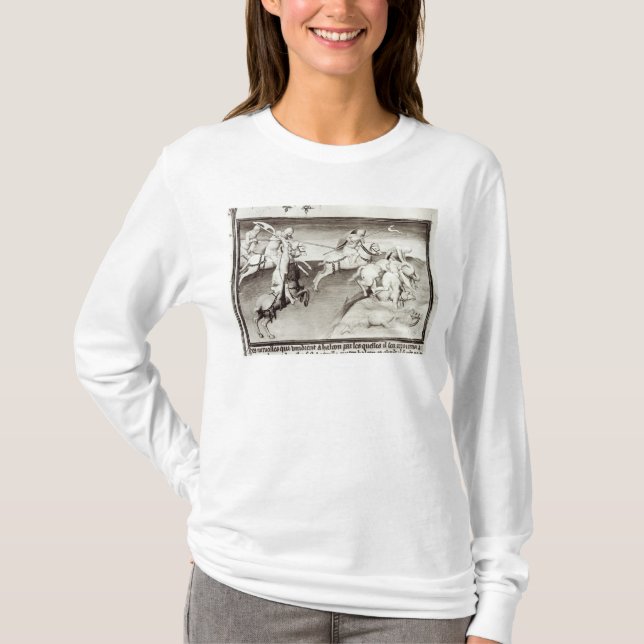 Camiseta O líder Mongol, Hulagu, khan do Ilkhanate (Frente)