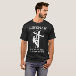 Camiseta O lineman como nós ou não nós giramo-lo no Tshirt
