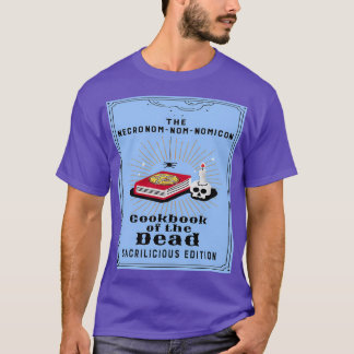 Camiseta O Livro de Cookbook Necronomnomicon do Morto