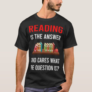 Camiseta O Livro de Leitura Resposta Livros