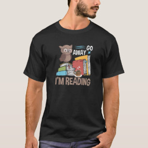 Camiseta O livro vai embora, estou lendo