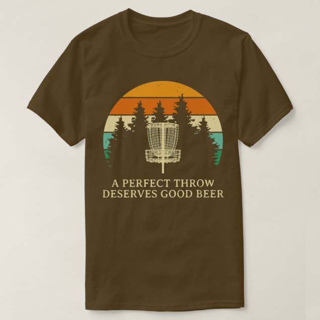 Camiseta O Lixo Perfeito Merece Um Bom Disco De Cerveja Bee (Frente do Design)