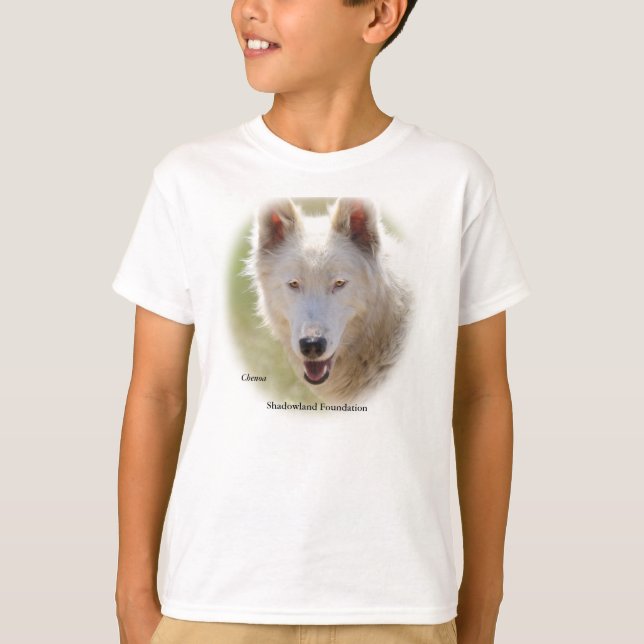 Camiseta O lobo branco caçoa o t-shirt (Frente)