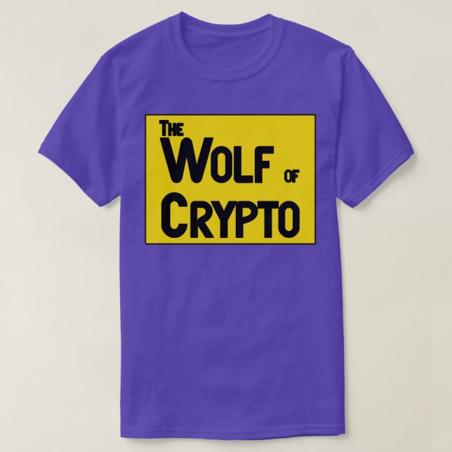 Camiseta O Lobo de Crypto (Frente do Design)