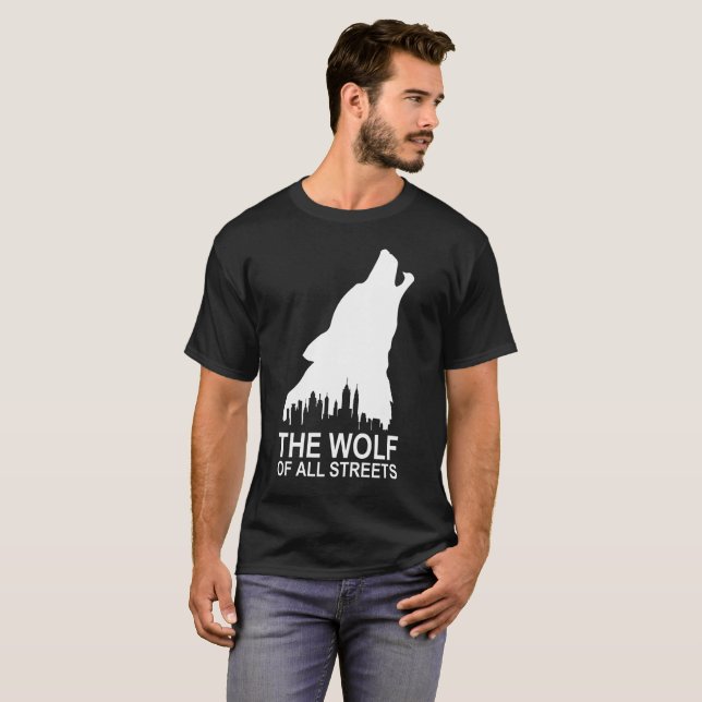 Camiseta O lobo de todas as ruas (Frente Completa)