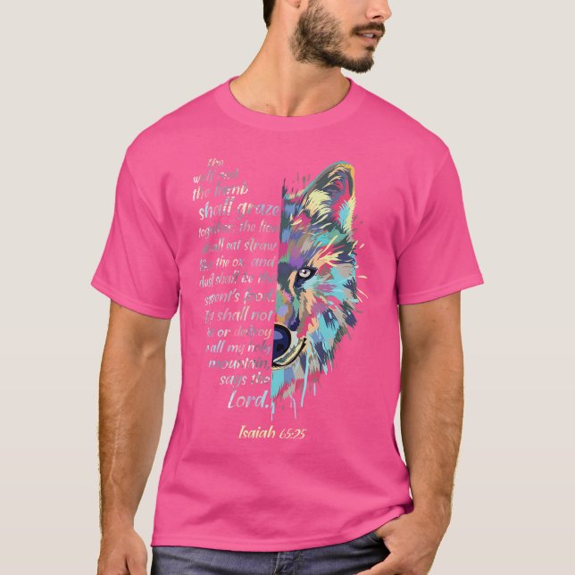 Camiseta O Lobo E A Lâmpada Ficarão Brincados - Isaia (Frente)