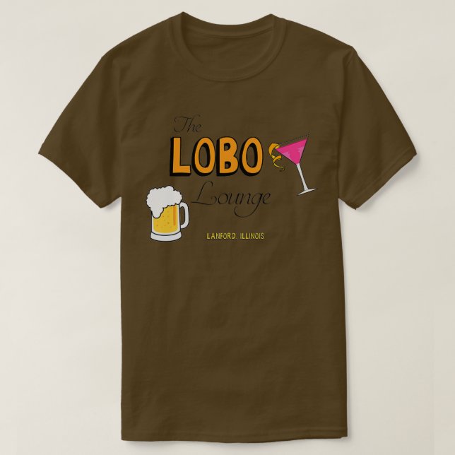 Camiseta O Lobo Lounge Roseanne (Frente do Design)