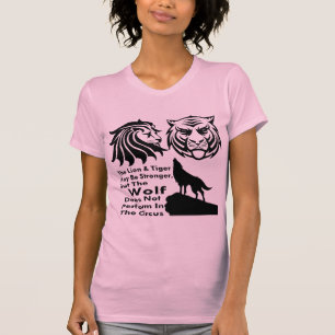 Camiseta O lobo não executa no circo
