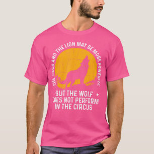 Camiseta O Lobo Não Se Realiza No Circo Wildlife L