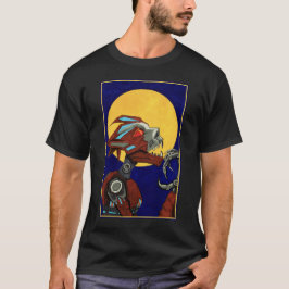 Camiseta O Lobo Robótico Uiva de Estanho