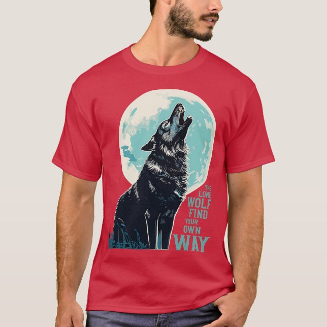 Camiseta O Lobo Solitário (Frente)